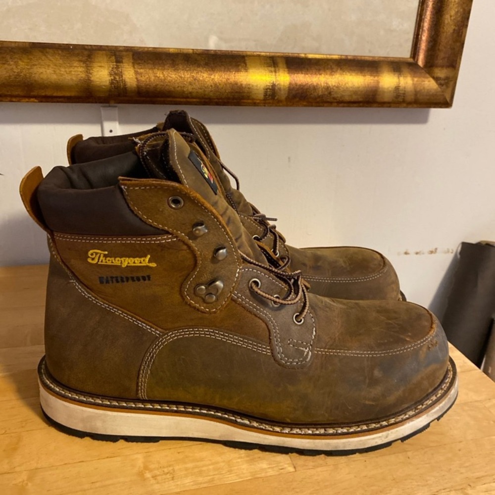 THOROGOOD Iron River Series 6" Brown Composite Toe Work Boots 804-4145 Men 13
